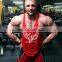 Fitness 100%cotton Bodybuilding Vest Cotton Loose Sportswear Summer Training Mens Tank Tops