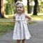 2019 summer 0-3 year old girl dress baby cotton dress with floral toddler dresses