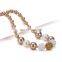 Kids Gold boutique Necklace Baby Girl Chunky bubble beads necklace