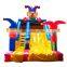 Giant Inflatable clown  circus  jump and slide bounce house ,Inflatable  Blow up tarpaulin slide for Kids and adult on mall