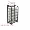 Wholesale Supermarket Bakery Store Instore Advertising Equipment Movable Floorstanding Cheap Bread Display Rack