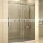 Square sliding door free standing glass shower enclosure bath shower glass