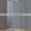 Bathroom clear tempered glass door shower glass price