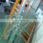 2019 oversize tempered triple frosted laminated shower glass