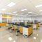Directly manufacture excellent quality competitive price steel wood furniture / wall bench with lab storage cabinets