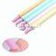 Doule-use Quartz Stone Scrub Pen Dead Skin Fork Cuticle Pusher Remover Trimmer Manicure Nail Art Tool