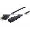 IEC C13 C5 C14 C15 C19 C20 to NEMA 5-15P plug US standard extension AC  power cord