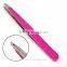 Wholesale Stainless Steel Slant Tweezer/eyeborw tweezers