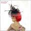 big black wedding bride decor headdress flower