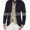 Men Winter Plain Knitted Pure Cashmere Heavy Cardigan Sweaters