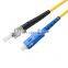 SC UPC ST UPC Simplex Single mode G652D Fiber Optic Patch cord kabel serat patch Fiber Jumper patch cord sc/upc 2m