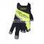 HANDLANDY Durable Vibration-Resistant Foam Padded Mens Construction Mechanic Work Safety Gloves With 3 Open Fingers Design