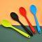 Silicone soup spoon non-stick cookware spoon food grade silicone soup spoon home hotel high temperature resistant soup spoon