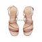 Women high heels beautiful color pointed toe ladies sandals shoes