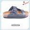 Wholesale latest fashion design promotion slippers with double buckles
