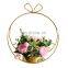 High Inquiry Balcony Home Garden Wholesale Designable Shiny Gold Flower Plant Pots