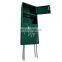 Trendy Outdoor Galvanized Sheet Poop Rectangular Shit Pet Station Trash Bin Dog Waste
