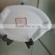 porcelain dinenr plate with super white decal for hotel use