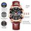 CHENXI 903 Luxury Fashion Quartz Wristwatches Men Sport Chronograph Leather Strap Business Waterproof Quartz Wristwatch