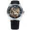 SEWOR 125-1 Famous Luxury Brand Gold Skeleton Male Business Watch Casual Elegant Swan Design Mens Automatic Mechanical watch