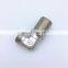 Parker Steel Zinc Plated Hydraulic Elbow Threaded Adapter, 4EMK4S, G 1/4 Male G 1/4 Male
