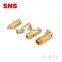 SNS BV Series professional air compressor pressure relief safety valve high air pressure reducing brass valve