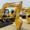 Used Japan original Komatsu PC60 mini crawler excavator, Komatsu 6 ton digger with blade price low on sale