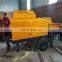 Mobile mini portable diesel pumpcrete machine