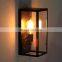 Hot Sale Products Garden Wall Light Simple Square Vintage Industrial IP65 Waterproof Wall Lamp
