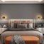 Indoor Wall Lamp Decor Clock Mounted Lights Modern Home Hotel Led Simple Wall Light