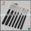 Make-up Cosmetics Brush Set With Makeup Case ,fashion Black Wood Handle Make up Brushes