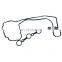 KEY ELEMENT Auto Engine Valve Cover Gasket 22441-2B610 for TUCSON VELOSTER K3 SOUL Valve Cover Gasket