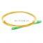 SC APC to SC APC Simplex 2.0mm PVC (OFNR) 9125 Single Mode Fiber Patch cord Cable