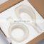 Wholesale Plain Fired Jade Ring Flower Arrangement Wedding Living Room Black Table Ceramic Vase