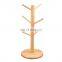 Creative Design Nordic Style Kitchen Desktop Premium Bamboo Storage Cup Holder