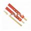Natural Bamboo 21cm Disposable Chopsticks With Customized Open Paper Sleeve