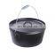 Cast Iron 26Cm Dual-Purpose Dual-Purpose Frying Pan Stew Thickened Uncoated Binaural Stew Pot Binaural Frying Pan Du