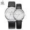 SHENGKE Pair Watches K9023 Luxury Couple Watches Women Men Lover's Watch Waterproof  Quartz Dress Business Men Clock