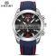 MEGIR 2063 Men Blue Sport Watches for Men Top Brand Luxury Chronograph Man Watch Military Quartz Clocks Relogio Masculino