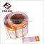 High quality thermal roll supermarket price tag