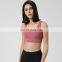 Wholesale High Quality Fitness Ajustable Sports Top Women Physical Gym Wear Clothing Outdoor Sports Yoga Bra Custom Logo