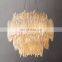 Classic European and American style round selenite crystal chandelier  for home and hotel decoration lighting