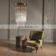 Luxury modern gold glass chandelier indoor living room hanging lighting for hotel bedroom pendant lights chandeliers