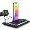 4 in1 magnetic wireless charger portable fast wireless charging phone holder for mobile phone