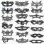 Wholesale Black Lace Masquerade Masks - Sexy Half Face for Halloween & Carnival Parties Bulk Supplies