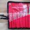 High Quality 9pcs Steel Round Puncher Pin Set with Rolling Bag Package                        
                                                Quality Choice
