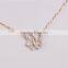 Dubai jewellry butterfly necklace girl's silver sterling necklace fashion jewelry