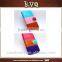 nice craft rainbow color magnetic wallet leather cases with card holders for htc desire 826 phone capa