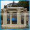 Outdoor stone pillar gazebo