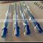 Colorful long flexible drinking straws used for party
